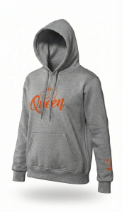 BLUZA z haftem z kapturem