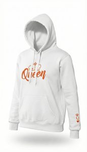 BLUZA z haftem z kapturem