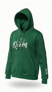 BLUZA z haftem z kapturem