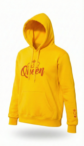 BLUZA z haftem z kapturem
