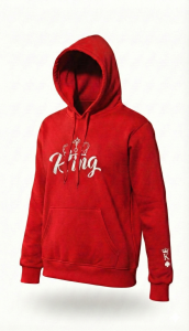 BLUZA z haftem z kapturem