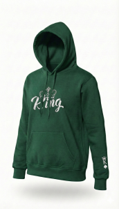 BLUZA z haftem z kapturem