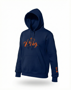 BLUZA z haftem z kapturem