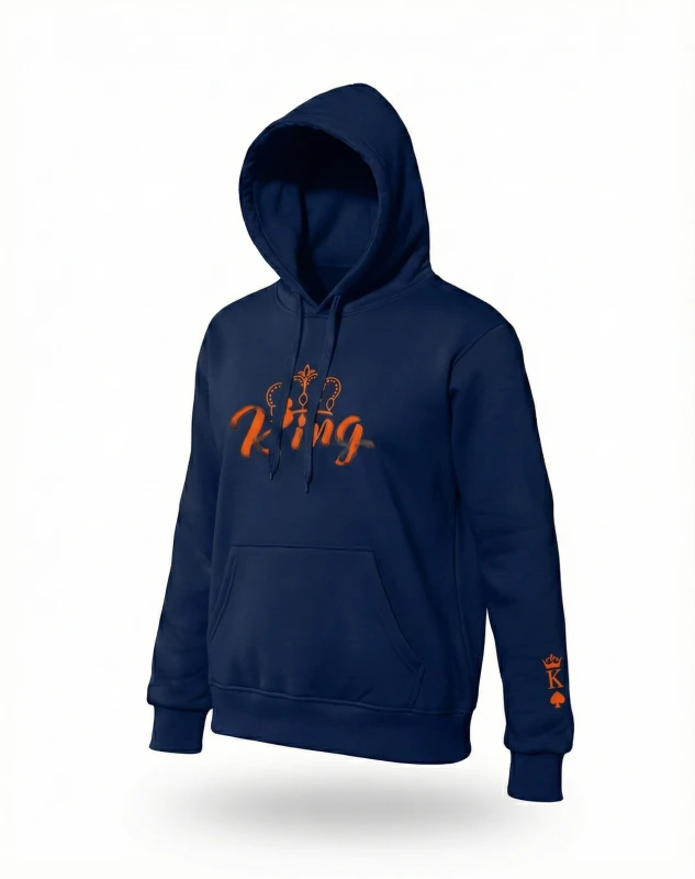 BLUZA z haftem z kapturem